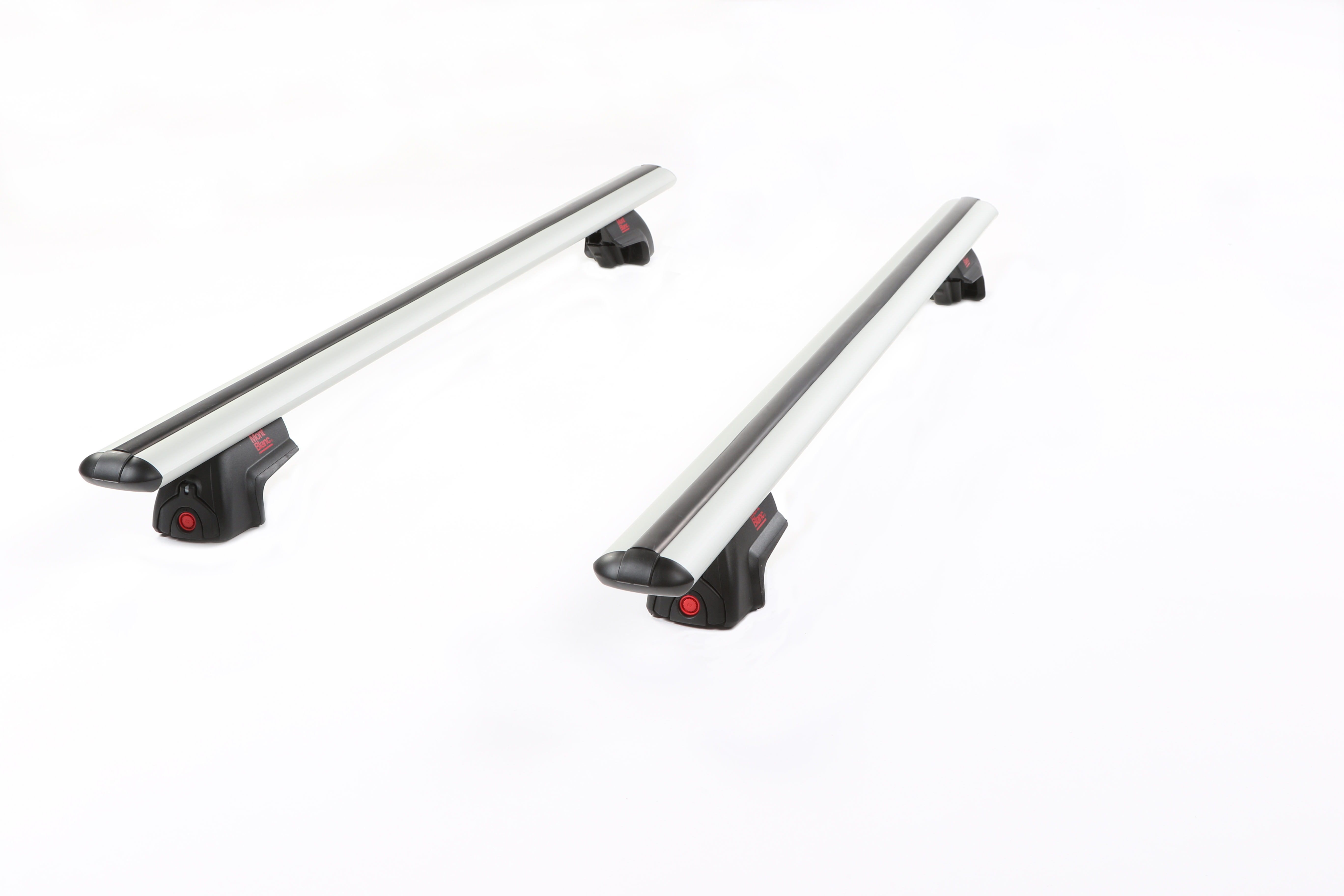 Attach to Solid Flush Raills G3 Aerodynamic Aluminium Roof Rack Railing Bars With Locks And Keys 